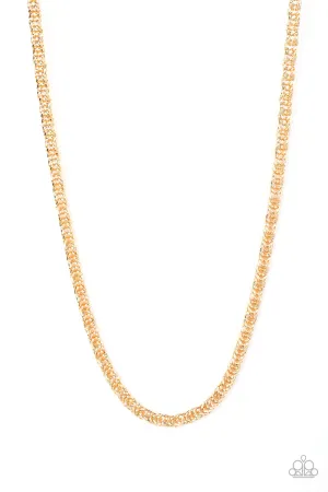 Go Down Fighting Gold Urban Necklace