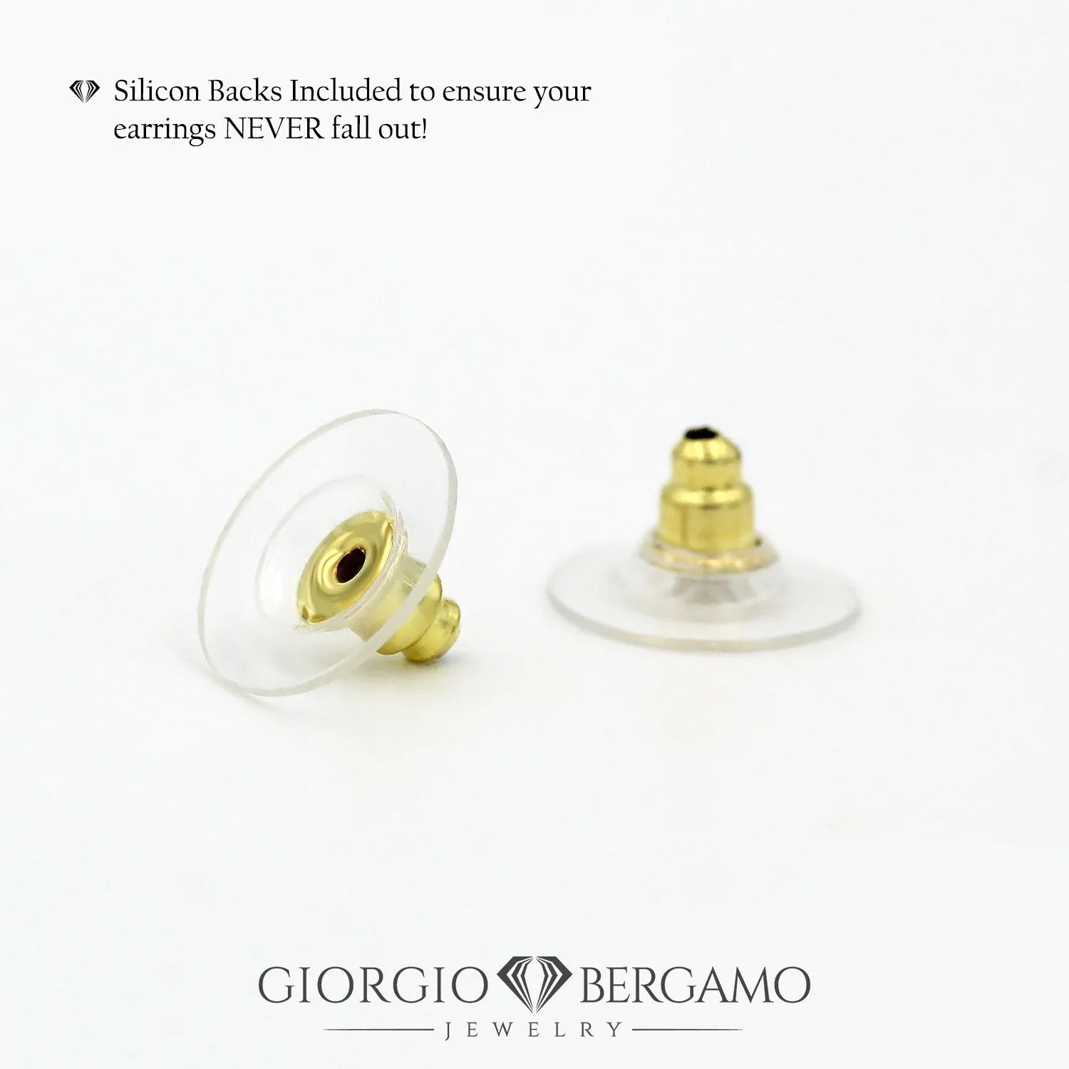 Gold Plated Inside Out Nail, Trendy Micro Pave Hoop Earrings