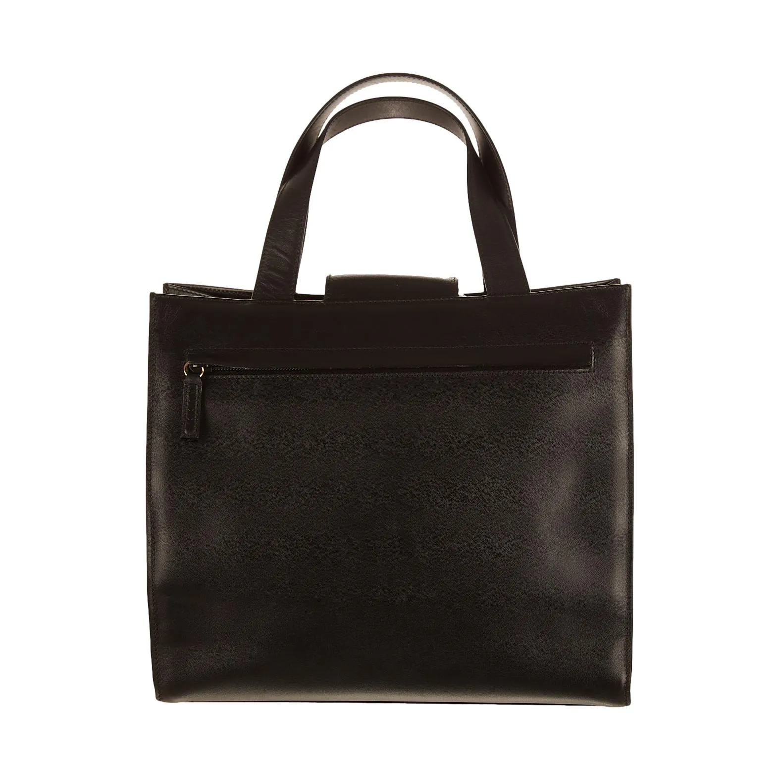 Gucci Black Logo Buckle Top Handle Bag