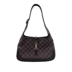 Gucci Black Monogram Shoulder Bag