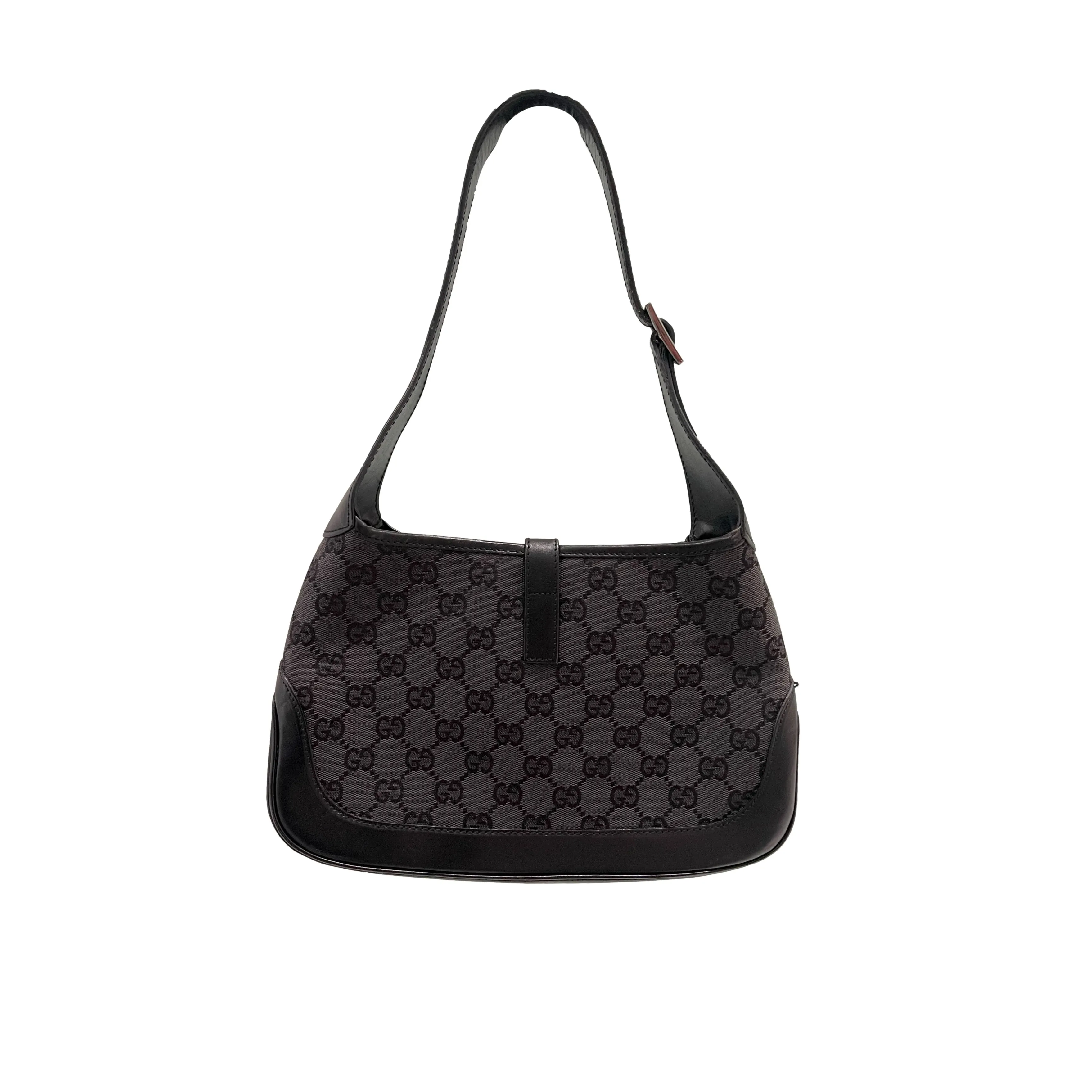 Gucci Black Monogram Shoulder Bag