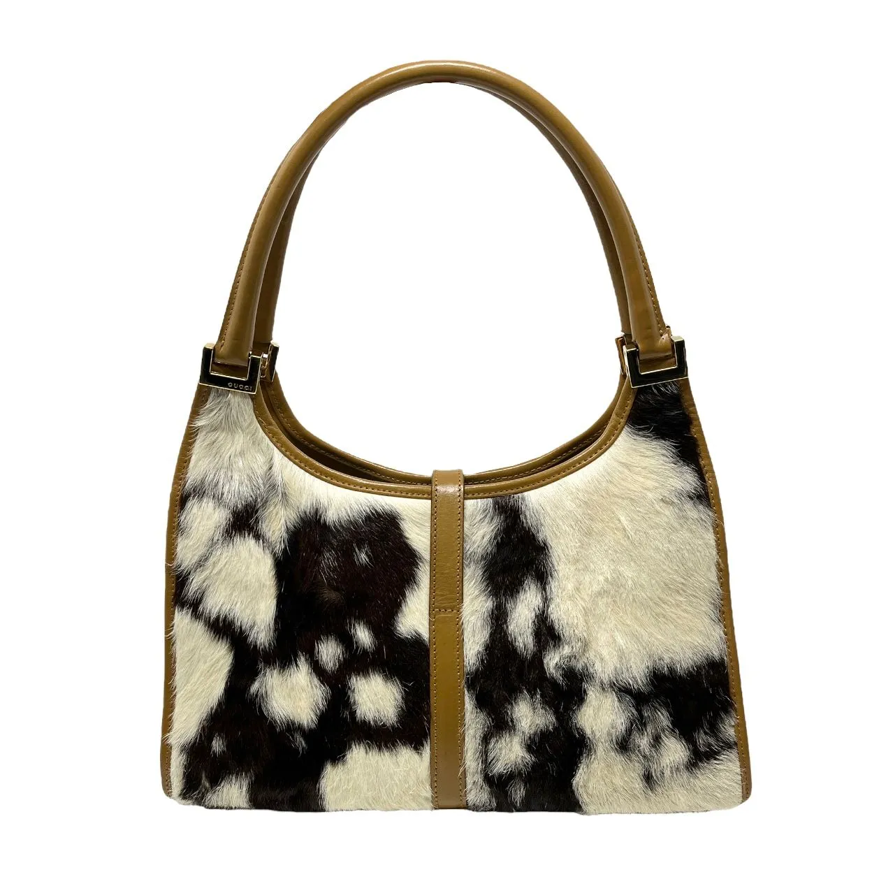Gucci Brown Fur Mini Jackie Bag