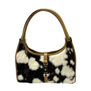 Gucci Brown Fur Mini Jackie Bag