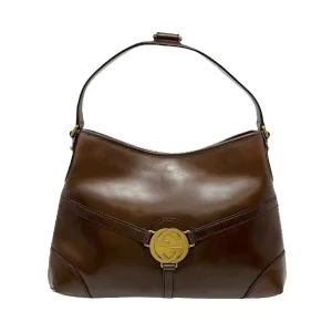 Gucci Brown Logo Shoulder Bag