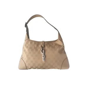 Gucci Nude Monogram Clasp Shoulder Bag