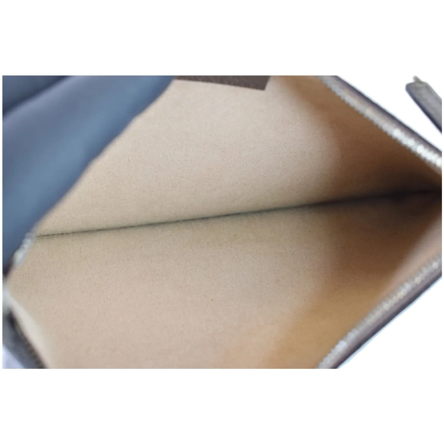 GUCCI Ophidia Soft GG Supreme Pouch Wristlet Beige 519335
