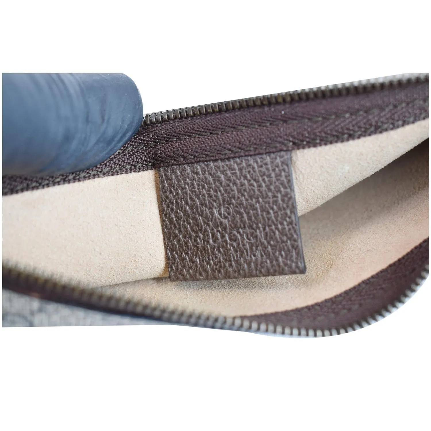 GUCCI Ophidia Soft GG Supreme Pouch Wristlet Beige 519335