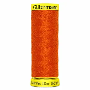 Gutermann 150m Maraflex Stretch Jersey Thread - 351 Dark Orange