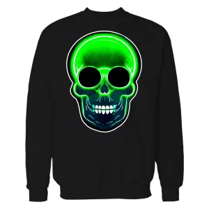 Halloween Horror Zombie Monster Skull Festival Techno Party Unisex Sweatshirt