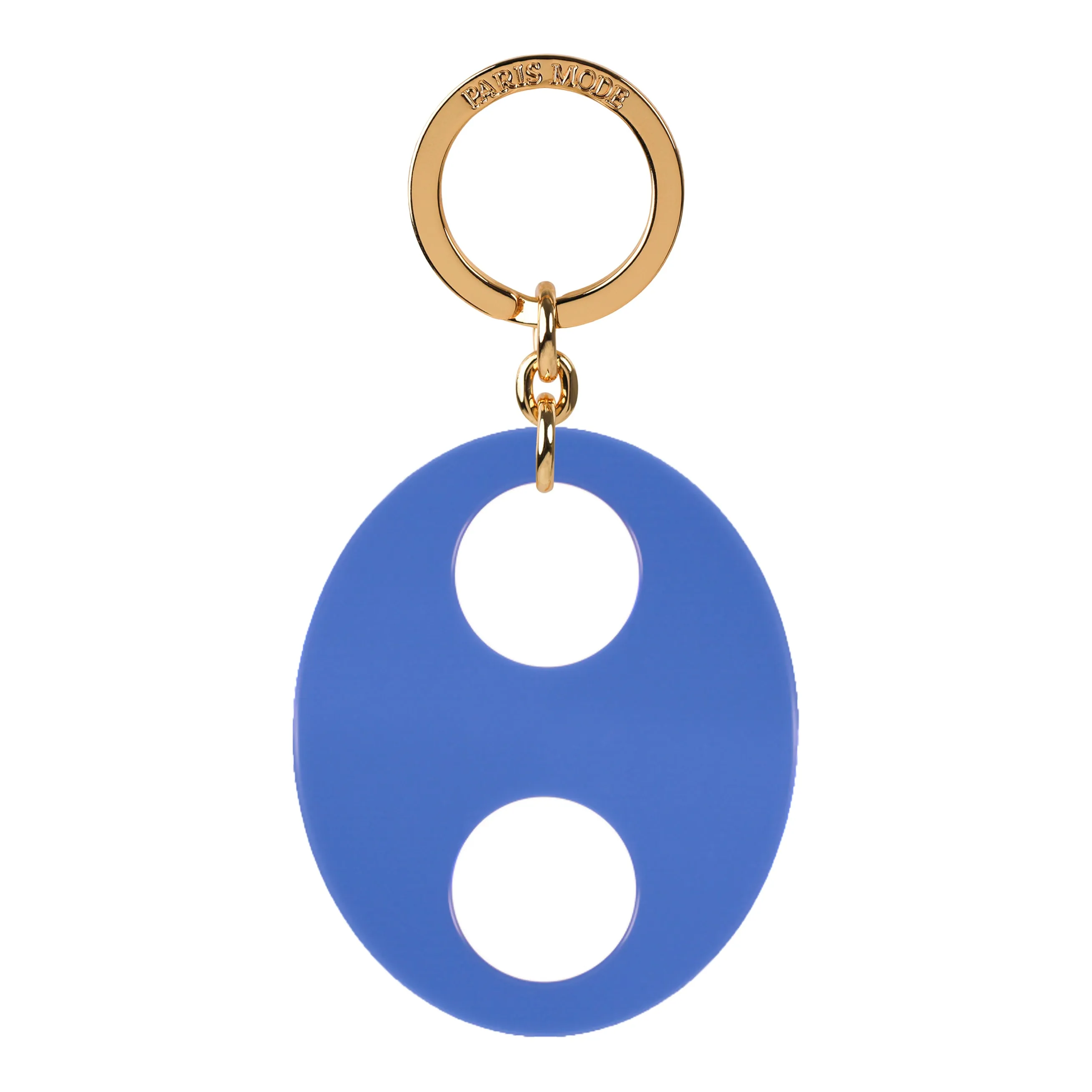 Haricot Large Blue Keyring