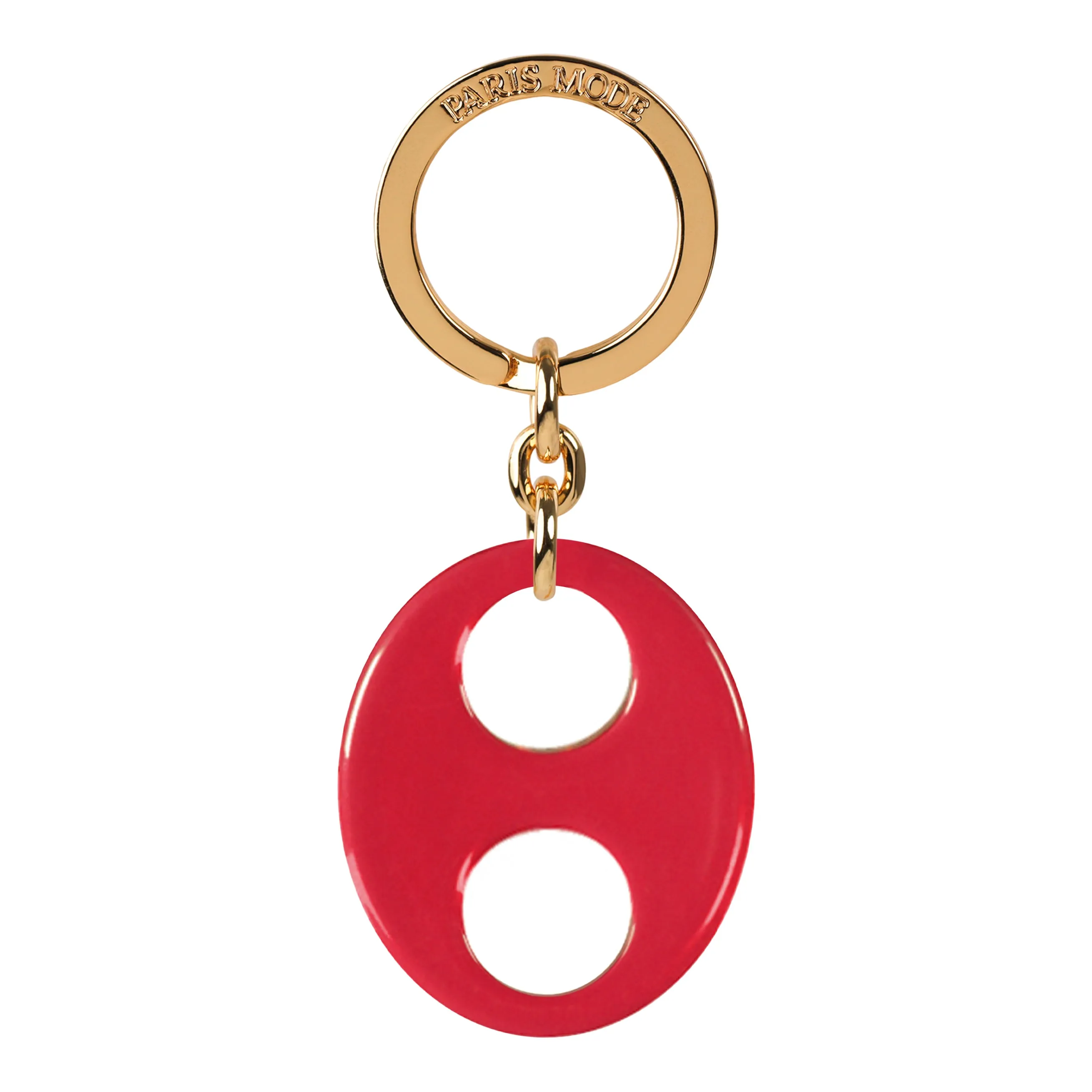 Haricot Medium Red Keyring