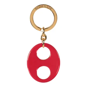 Haricot Medium Red Keyring