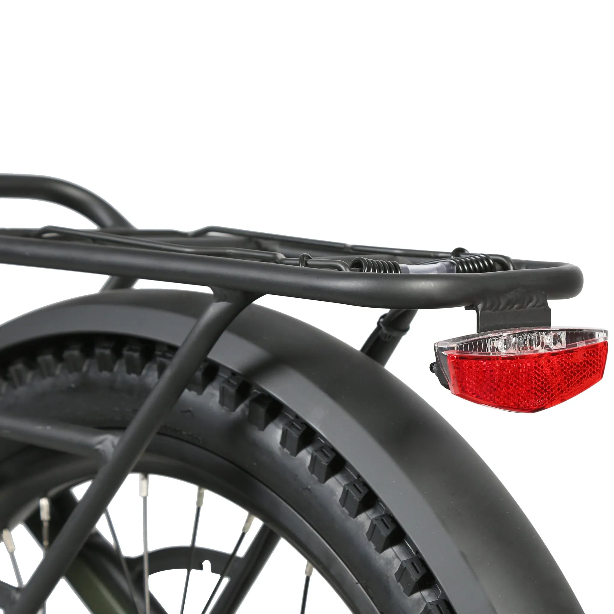 Hiko Scout Electric Bike 672Wh Battery Olive