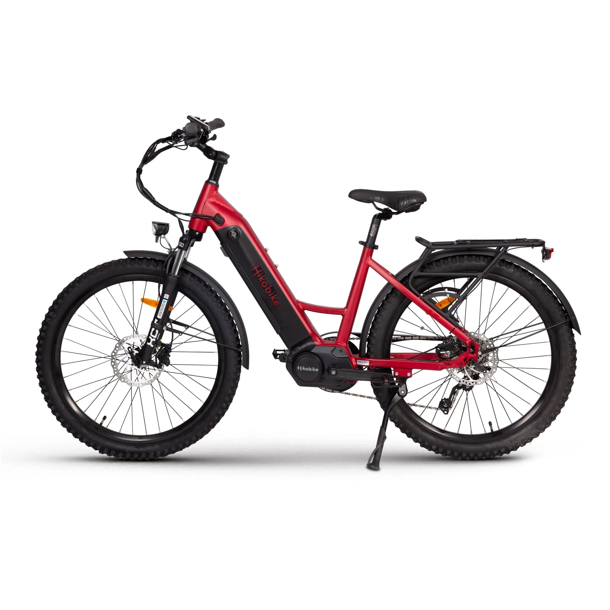 Hiko Vibe Electric Bike 672Wh Battery Red