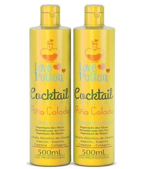 Home Care Maintenance Pina Colada Cocktail Treatment Kit 2x500ml - Love Potion