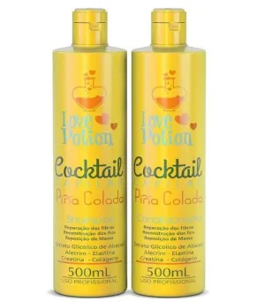 Home Care Maintenance Pina Colada Cocktail Treatment Kit 2x500ml - Love Potion