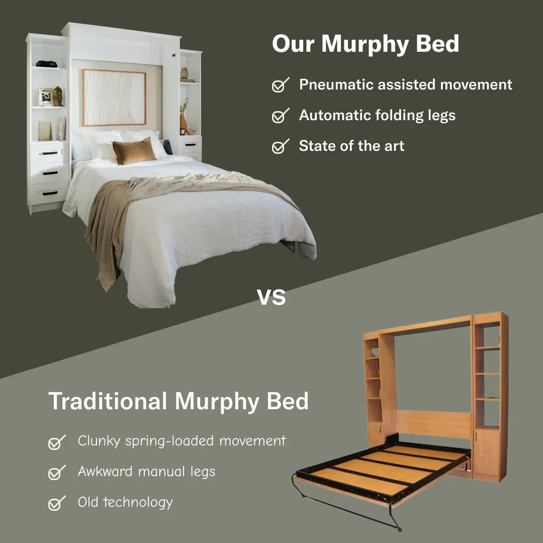 Horizontal Murphy Bed - Twin (Unassembled)