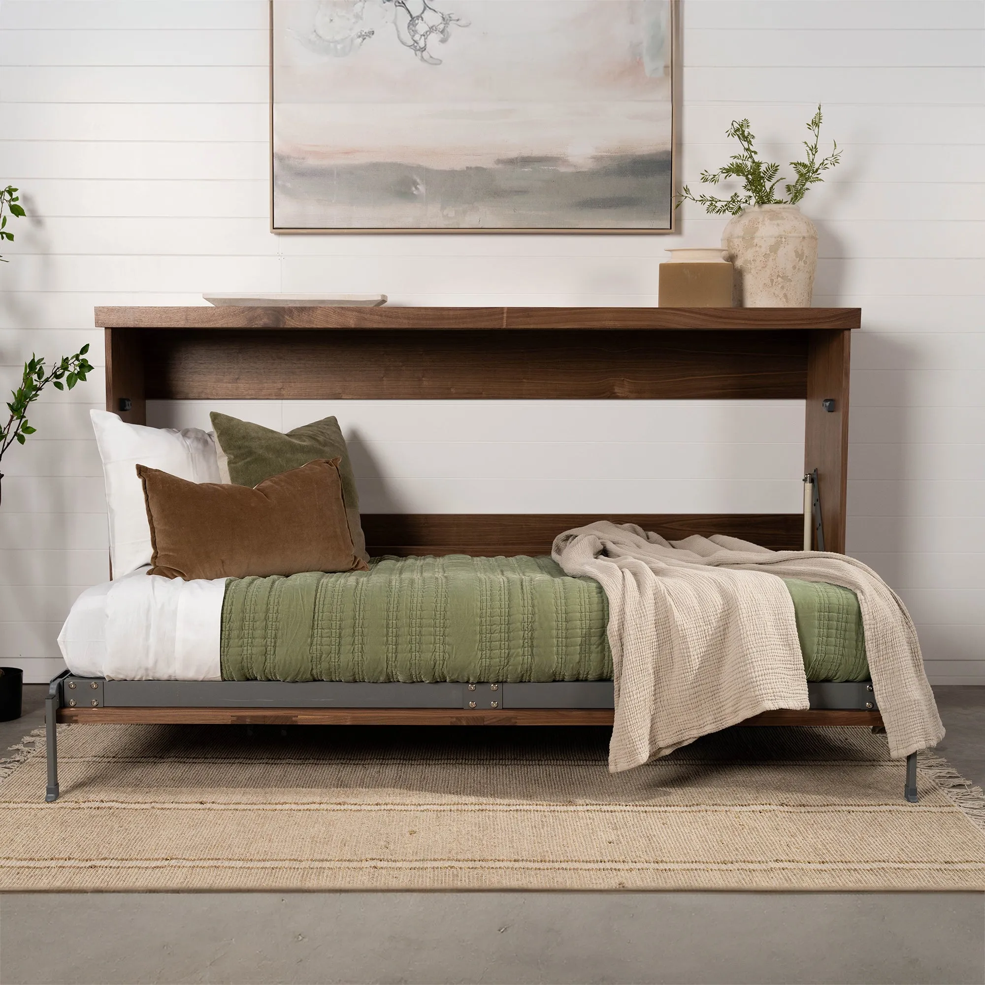 Horizontal Murphy Bed - Twin (Unassembled)