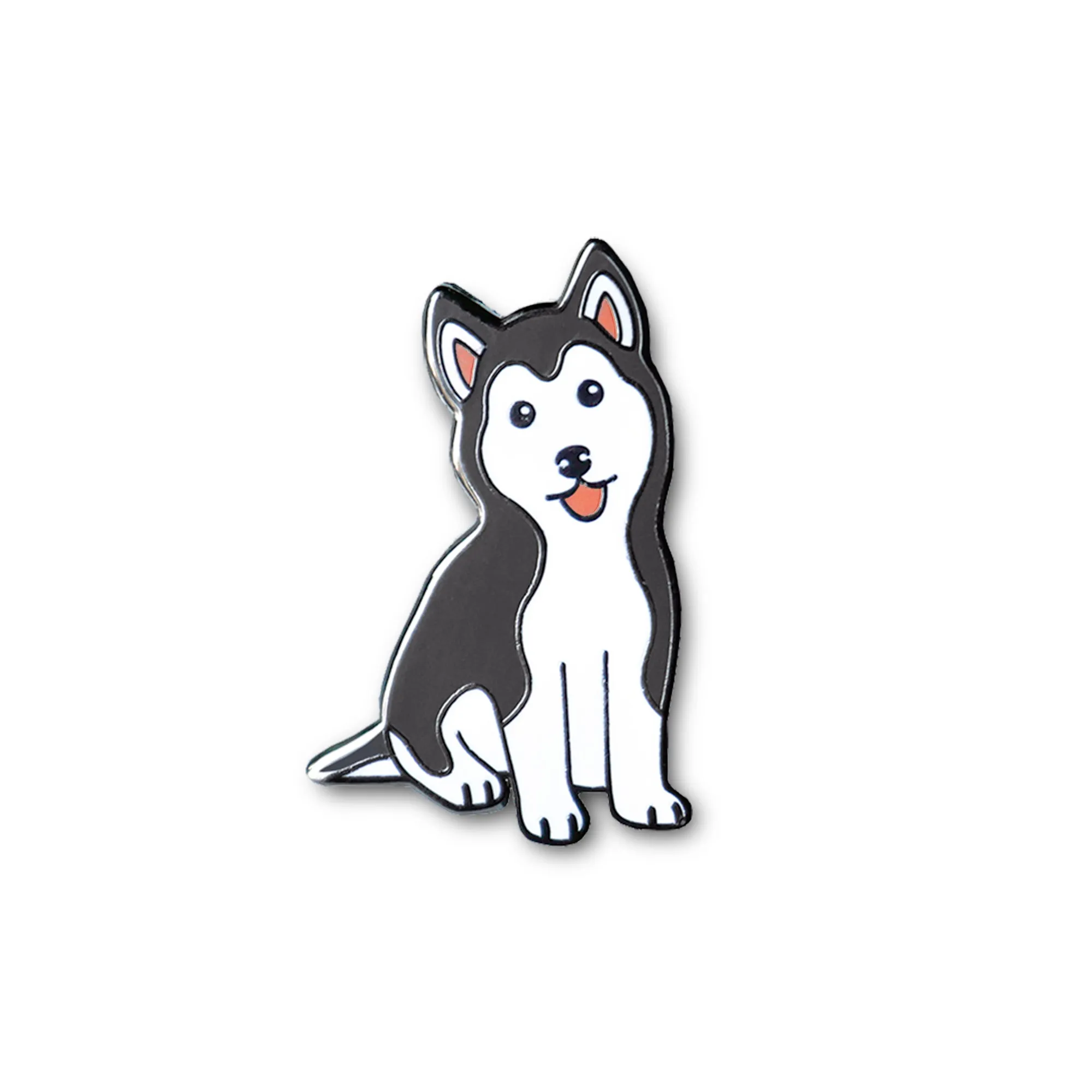 Husky Dog Puppy Lapel Enamel Pin