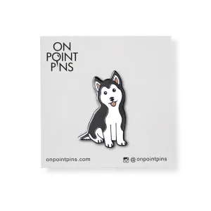 Husky Dog Puppy Lapel Enamel Pin