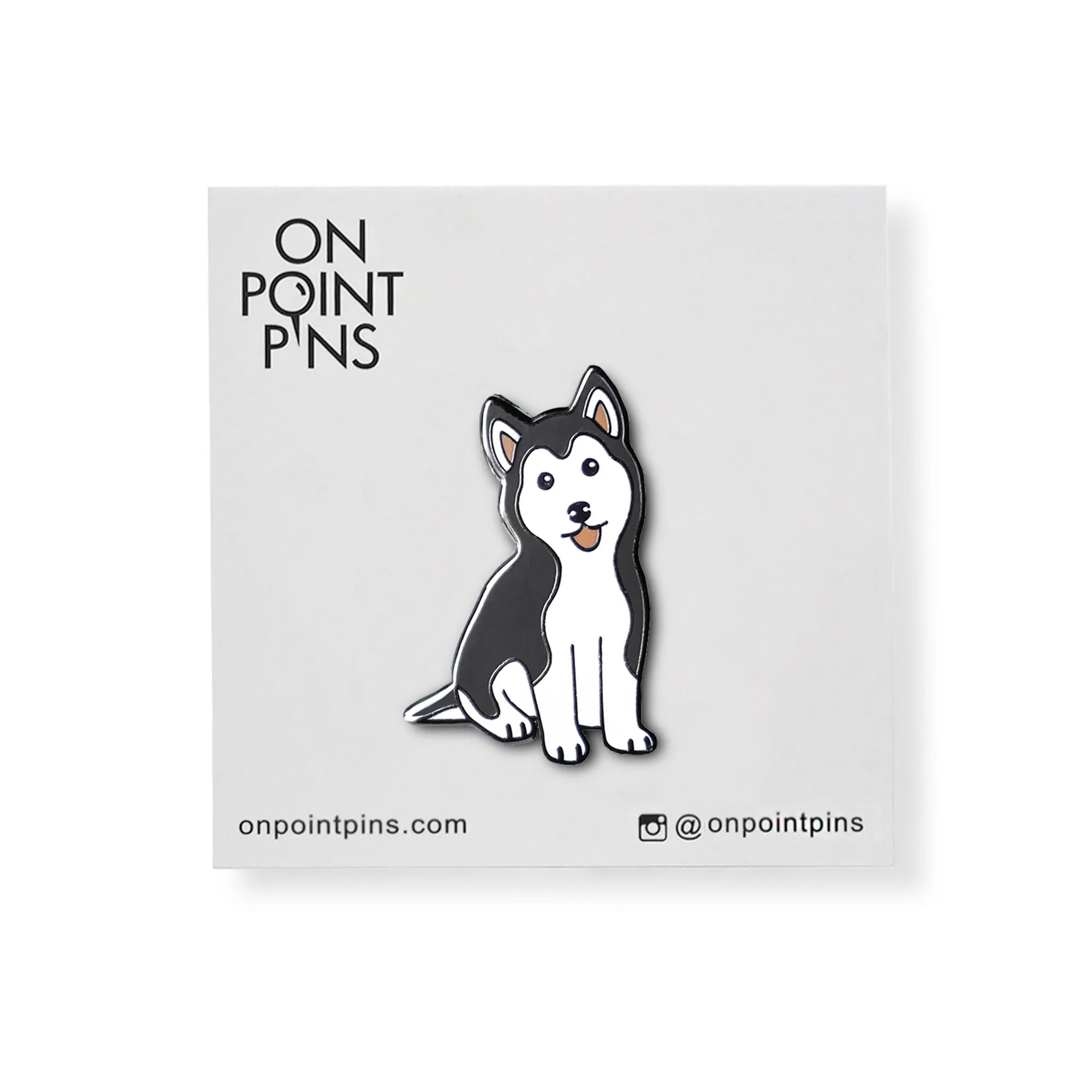 Husky Dog Puppy Lapel Enamel Pin