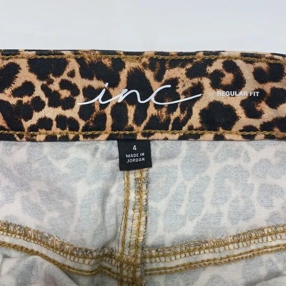 INC ANIMAL PRINT SKIRT