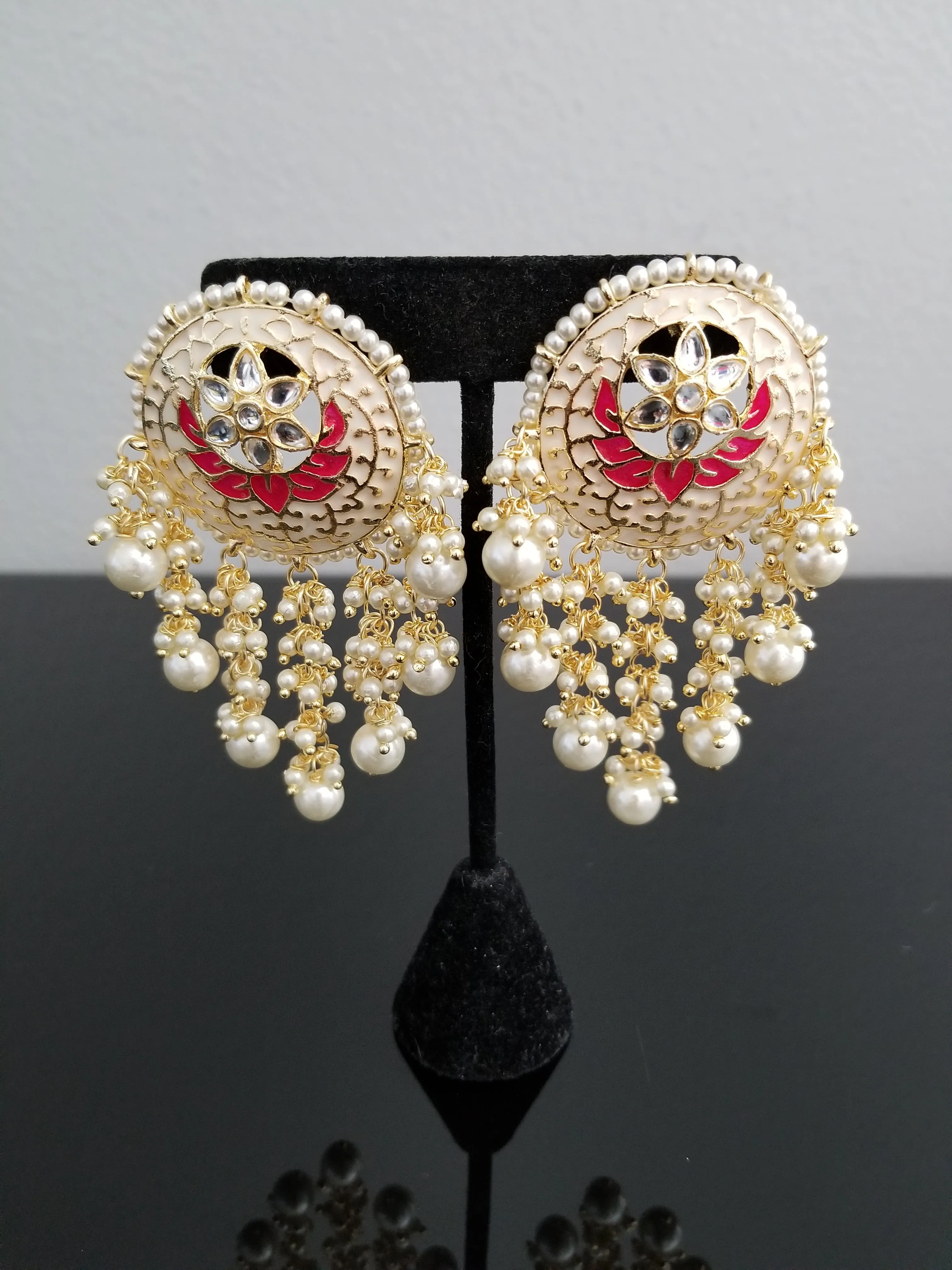 Indo Western Trendy Earring With Gold Plating