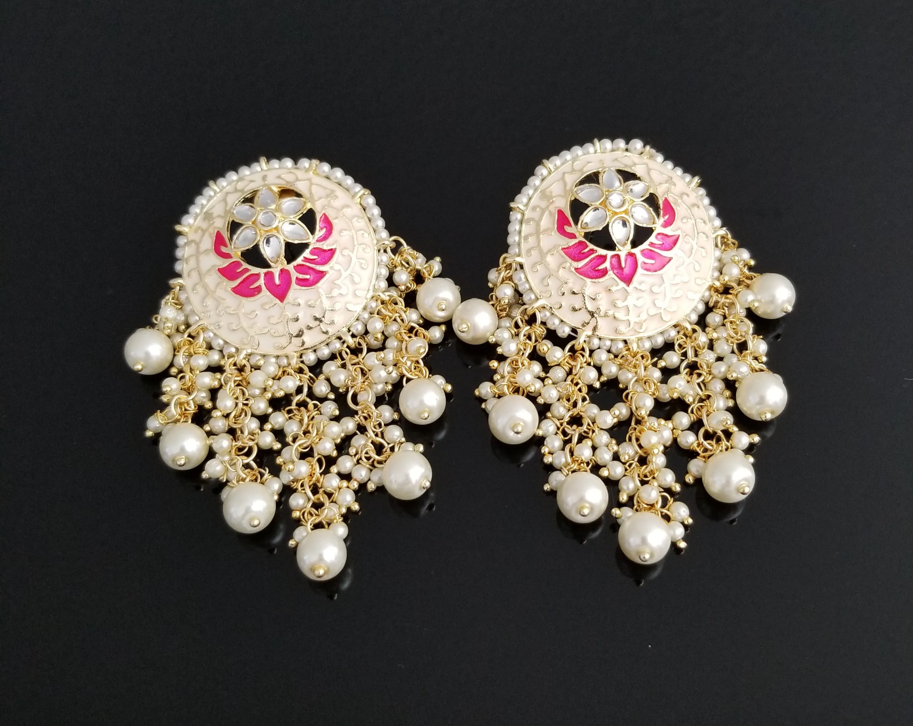 Indo Western Trendy Earring With Gold Plating