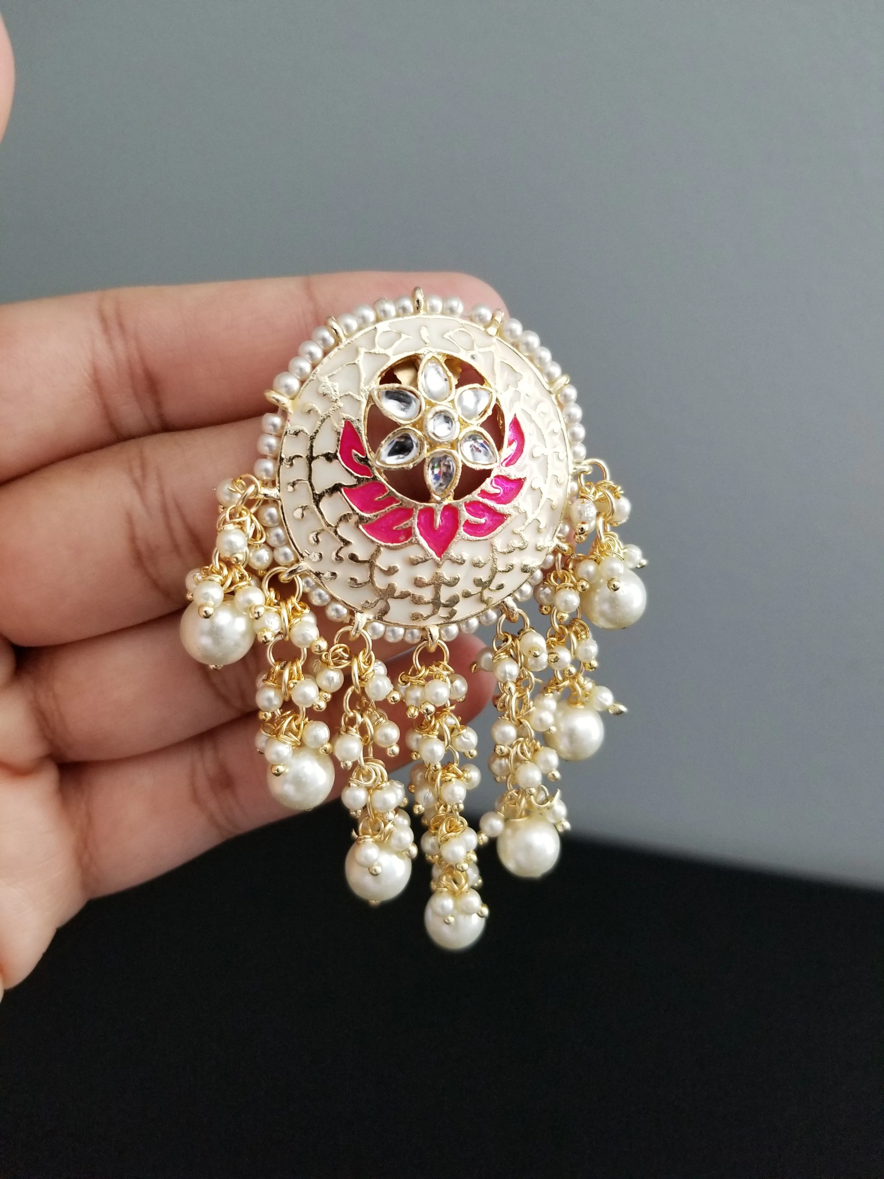 Indo Western Trendy Earring With Gold Plating