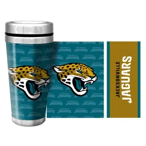 Jacksonville Jaguars Travel Mug | Wallpaper Full Wrap 16 oz.