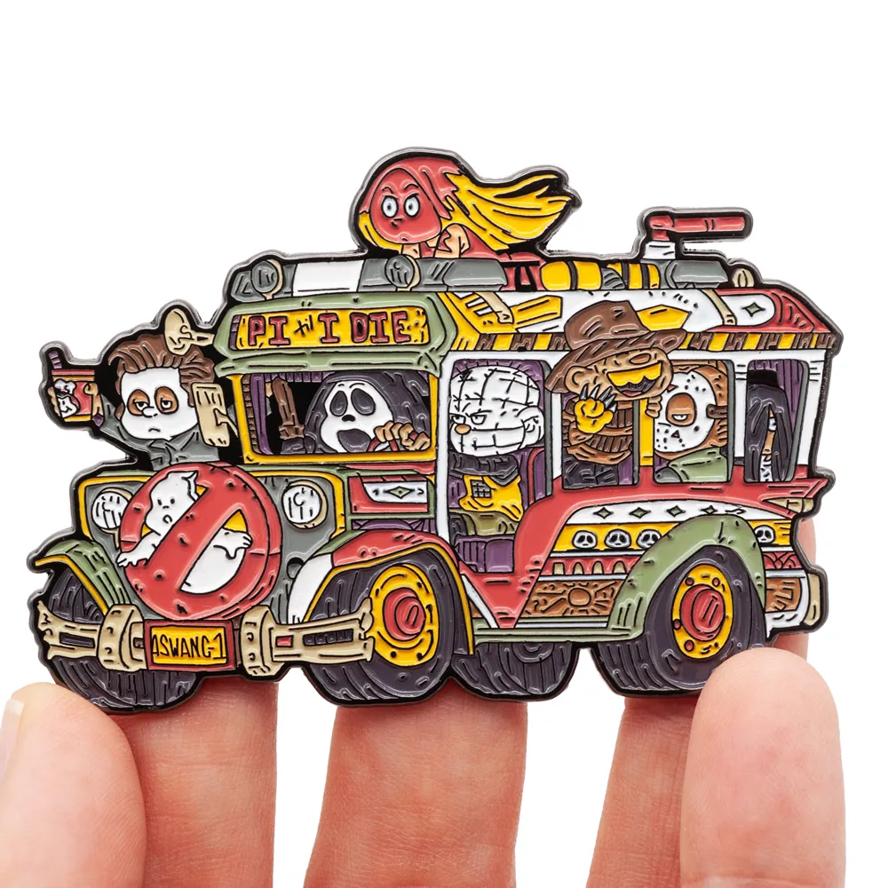 Jeepney Kultura Horror Pin Set