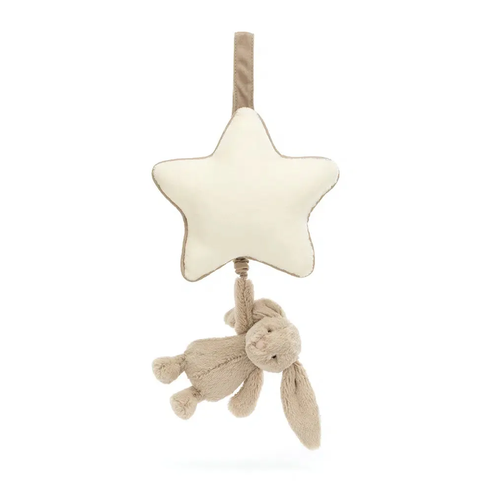 Jellycat Bashful Bunny Musical Pull Beige