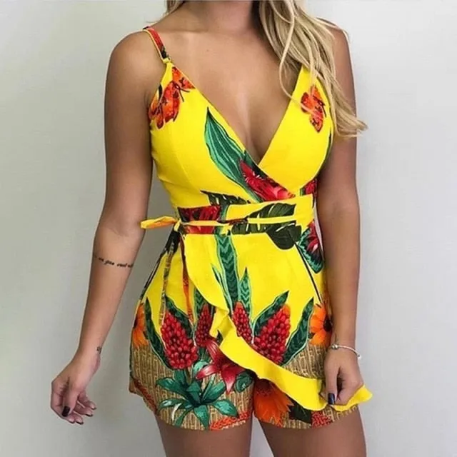 Jumpsuit Casual V-Neck Rompers