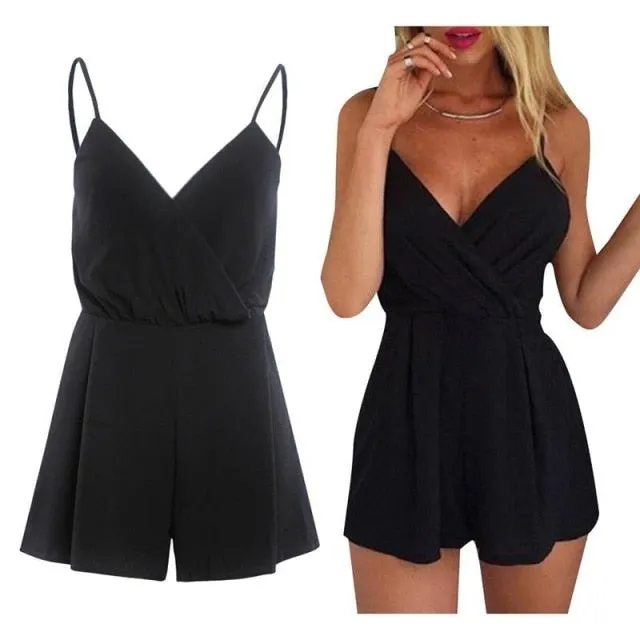 Jumpsuit Casual V-Neck Rompers