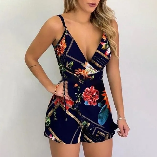 Jumpsuit Casual V-Neck Rompers
