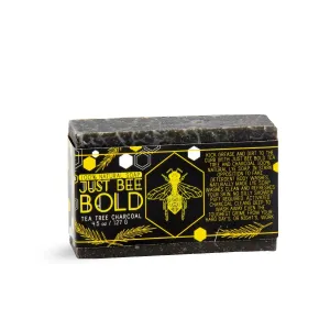 Just Bee Bold Soap - Tea Tree Charcoal