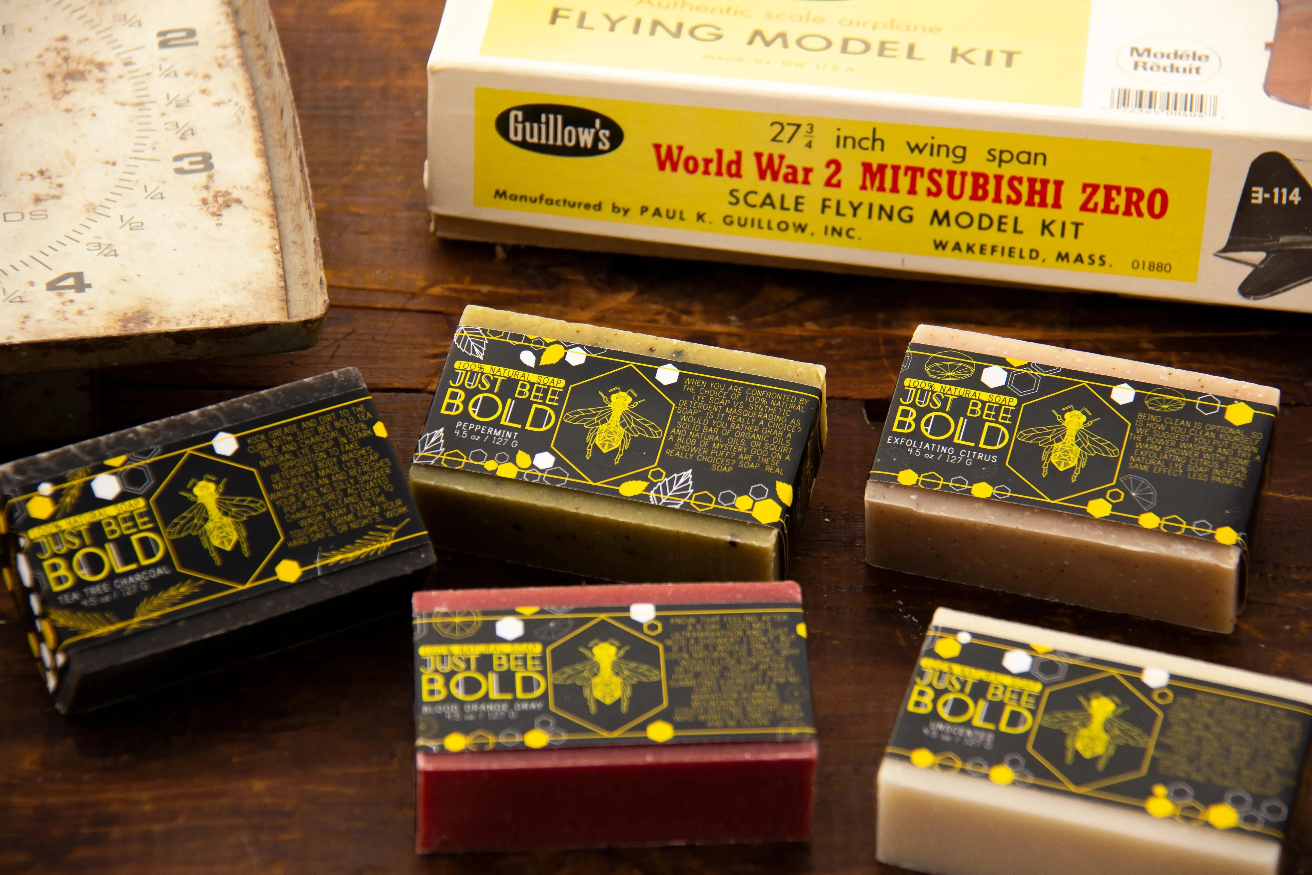 Just Bee Bold Soap - Tea Tree Charcoal