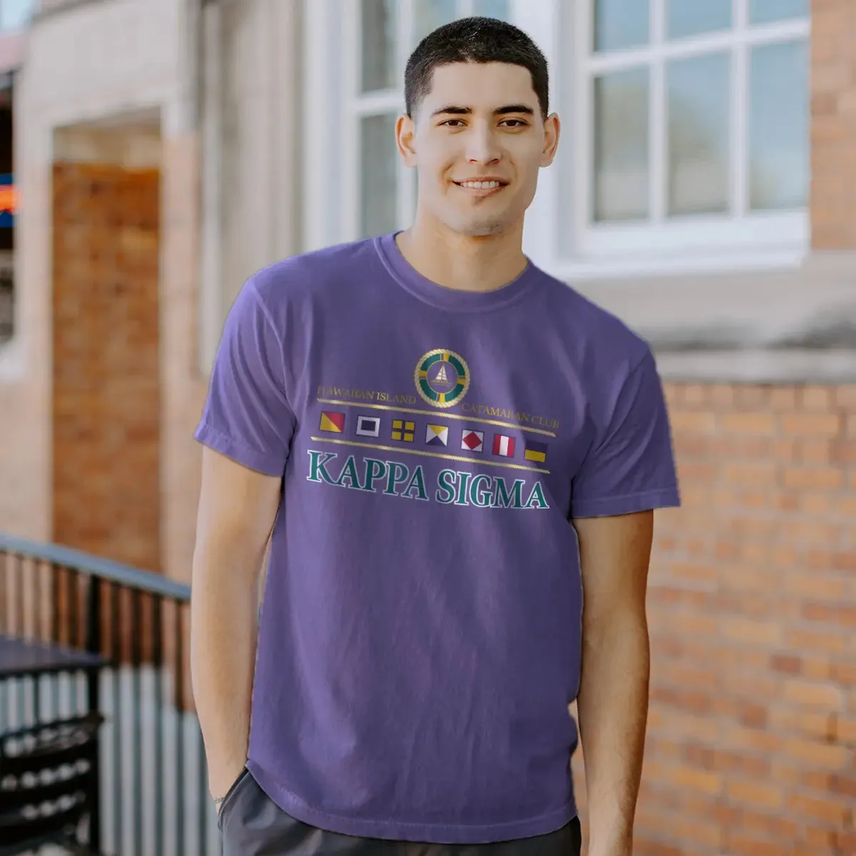 Kappa Sig Vintage Catamaran Club Short Sleeve Tee