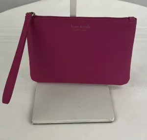Kate Spade Women's Hot Pink Keaton Soft Milling Wristlet /Clutch NWT