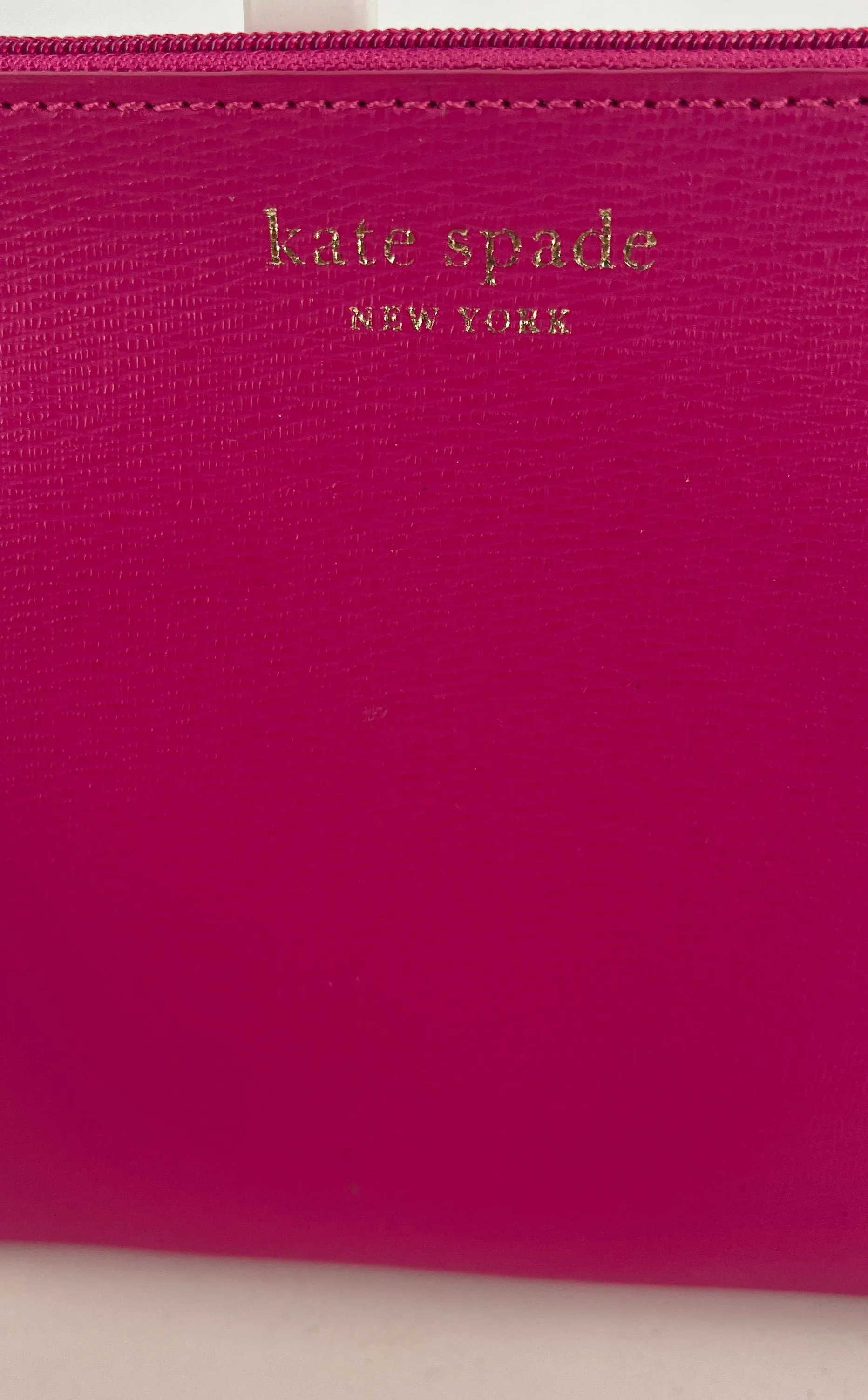 Kate Spade Women's Hot Pink Keaton Soft Milling Wristlet /Clutch NWT