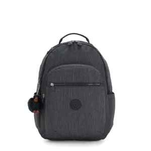 Kipling-Seoul-Large backpack (with laptop protection)-Marine Navy-I5179-58C