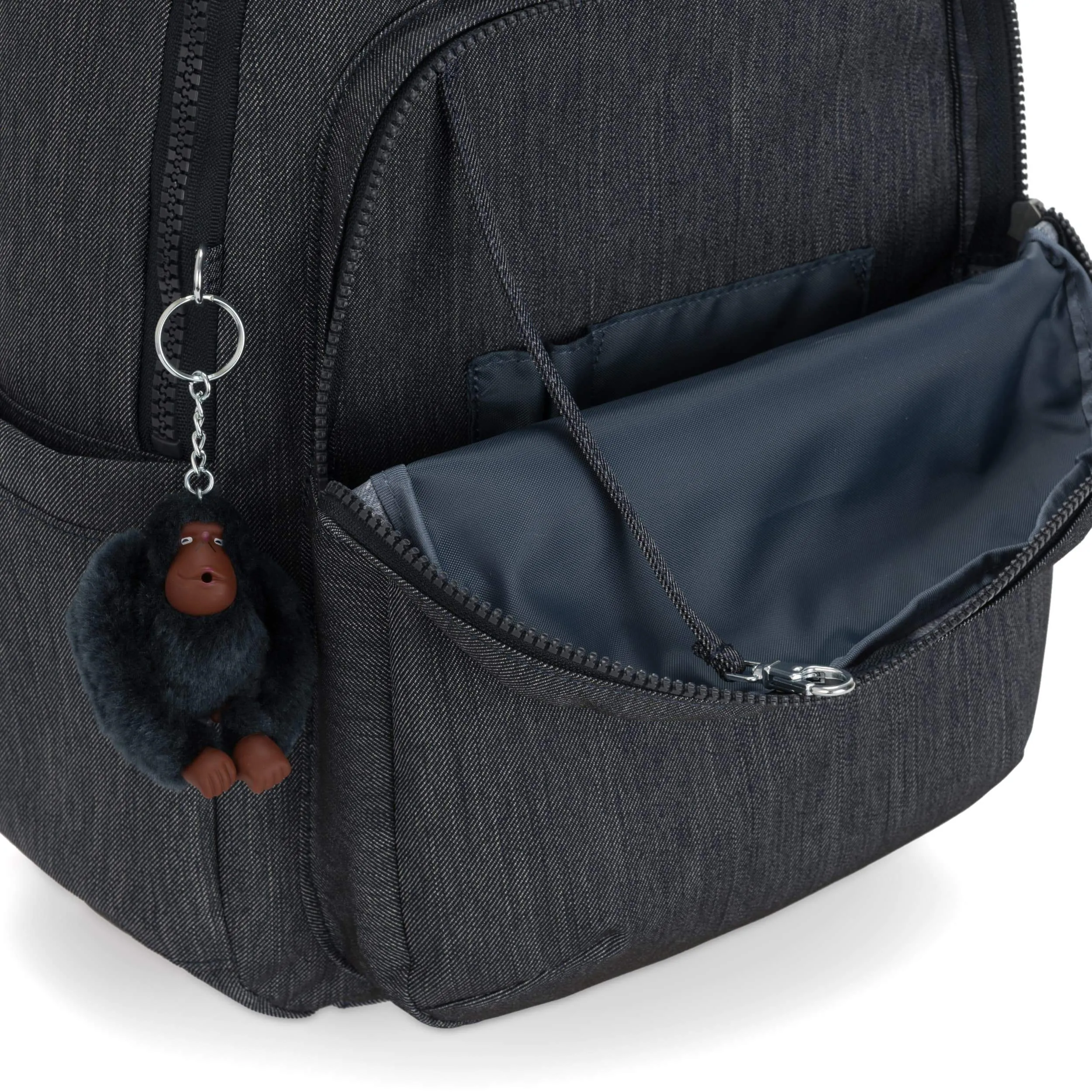 Kipling-Seoul-Large backpack (with laptop protection)-Marine Navy-I5179-58C