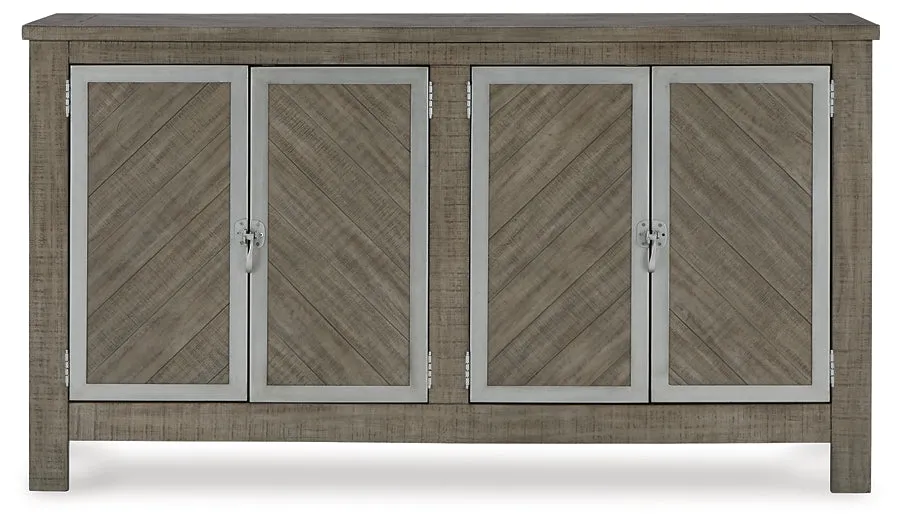 Krystanza Dining Table and 6 Chairs with Storage