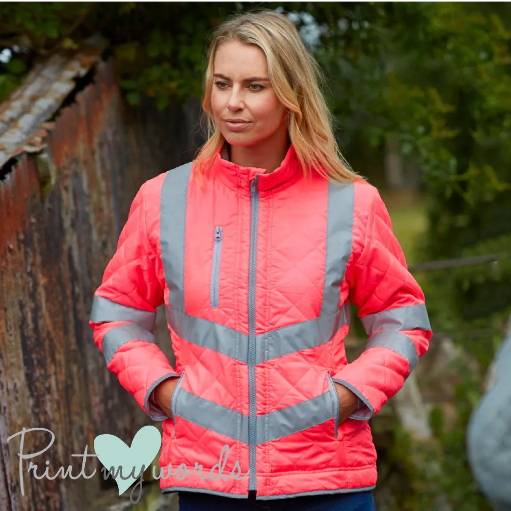 Ladies Hi-Vis Kensington Jacket - SLOW DOWN YOU'RE ON CAMERA
