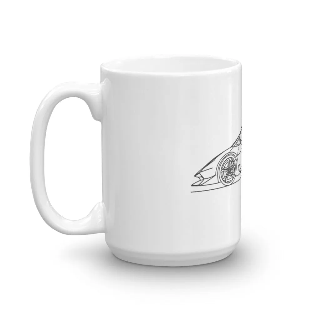 Lamborghini Sesto Elemento Silhouette Mug