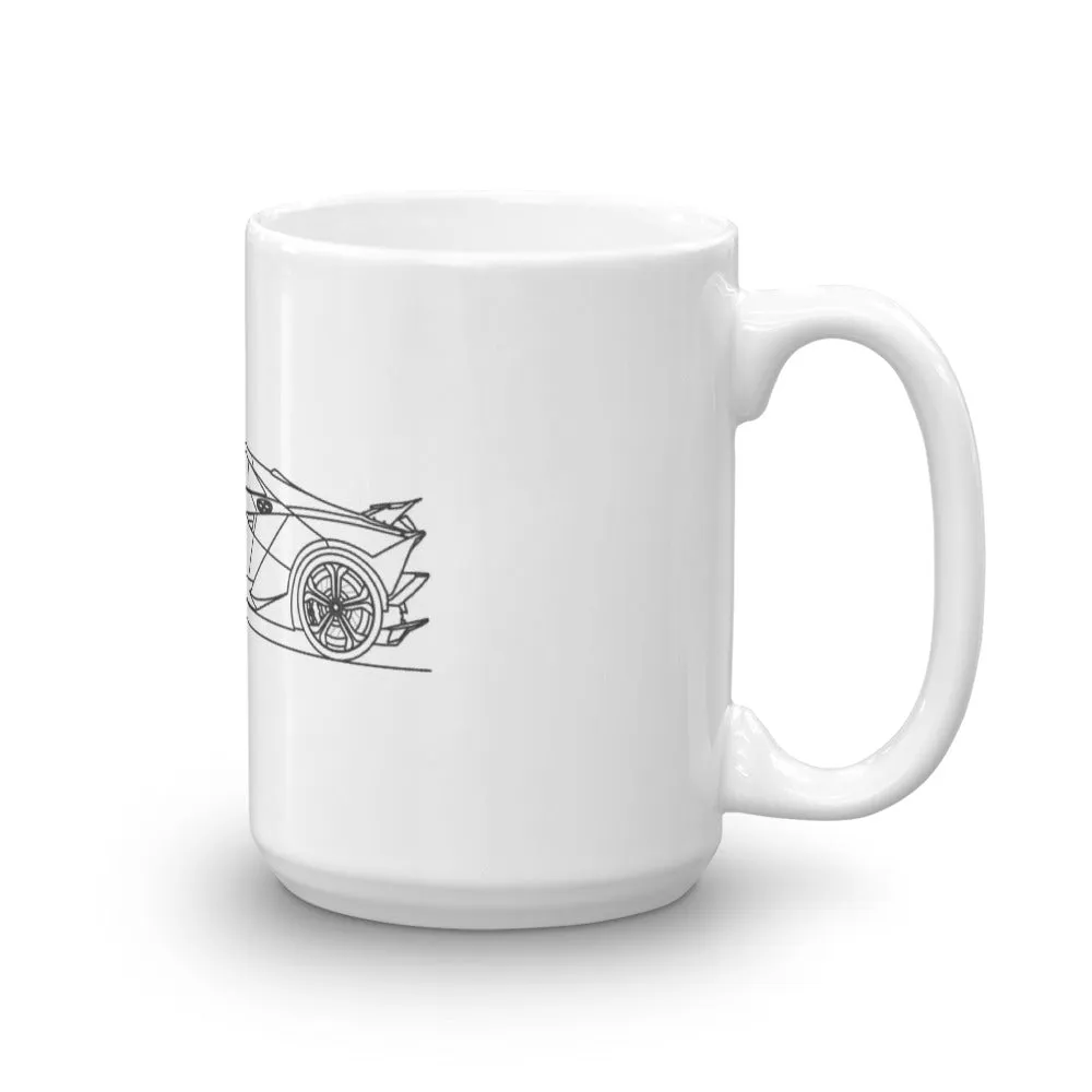 Lamborghini Sesto Elemento Silhouette Mug
