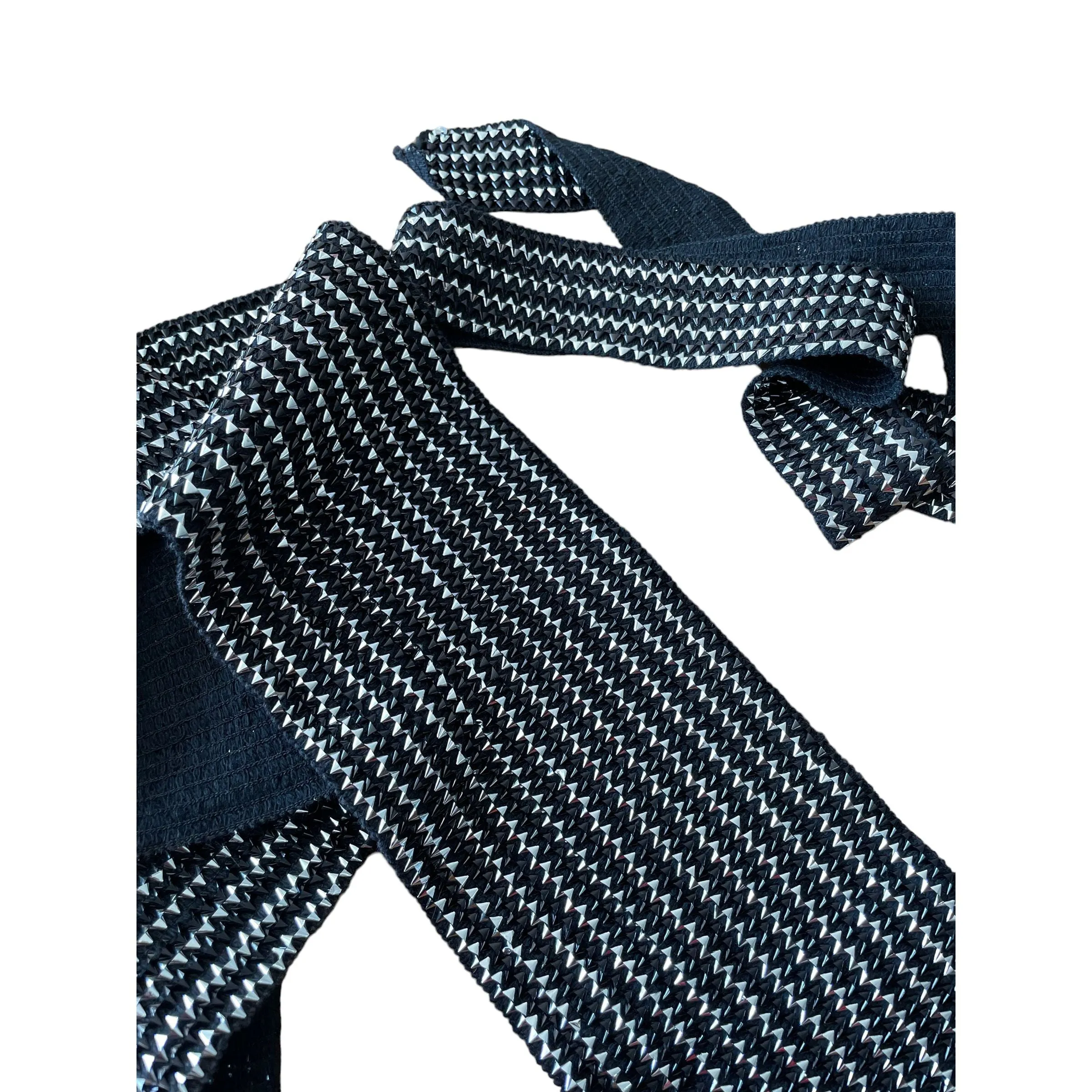 Large- Melly Metallic elastic stretch (trim)