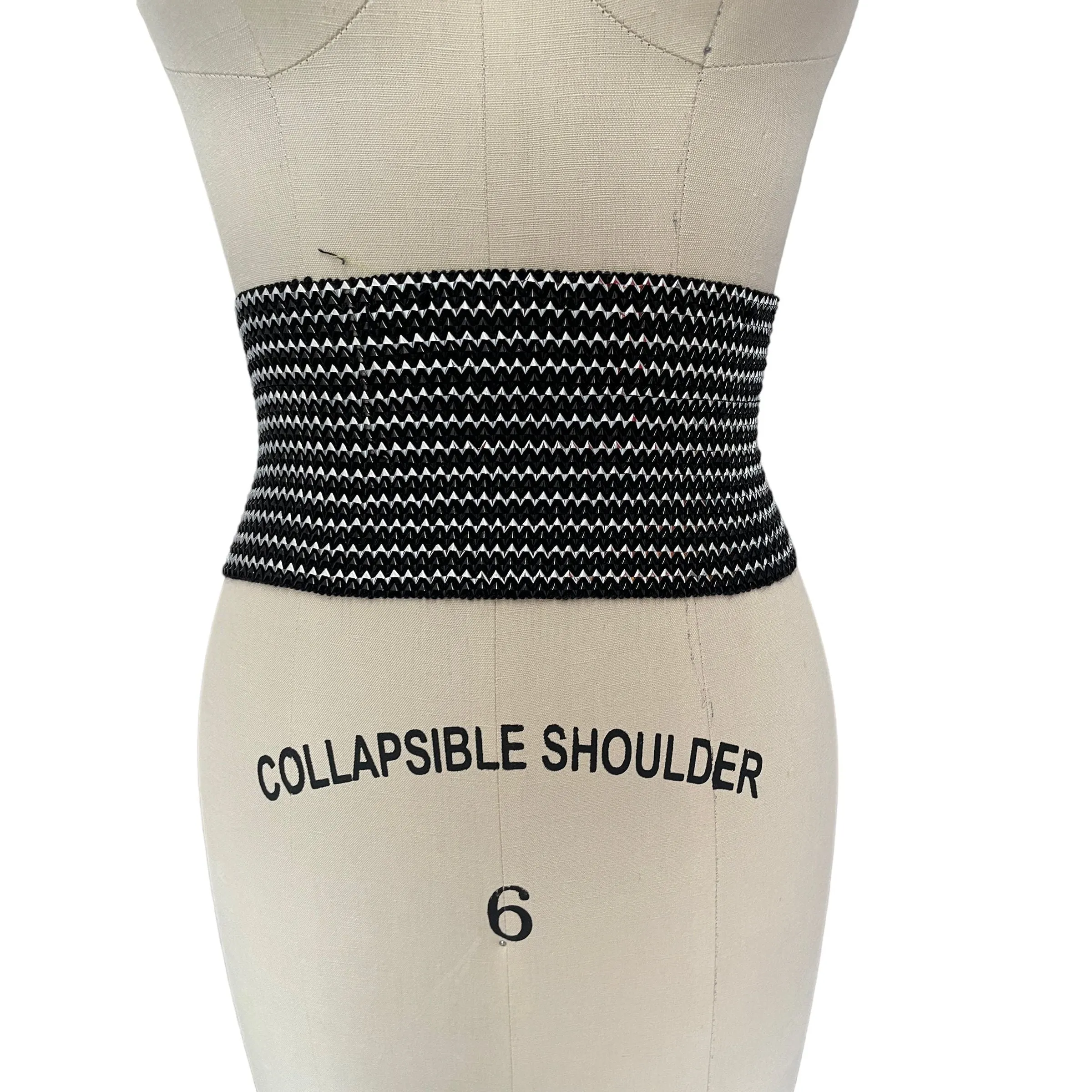 Large- Melly Metallic elastic stretch (trim)