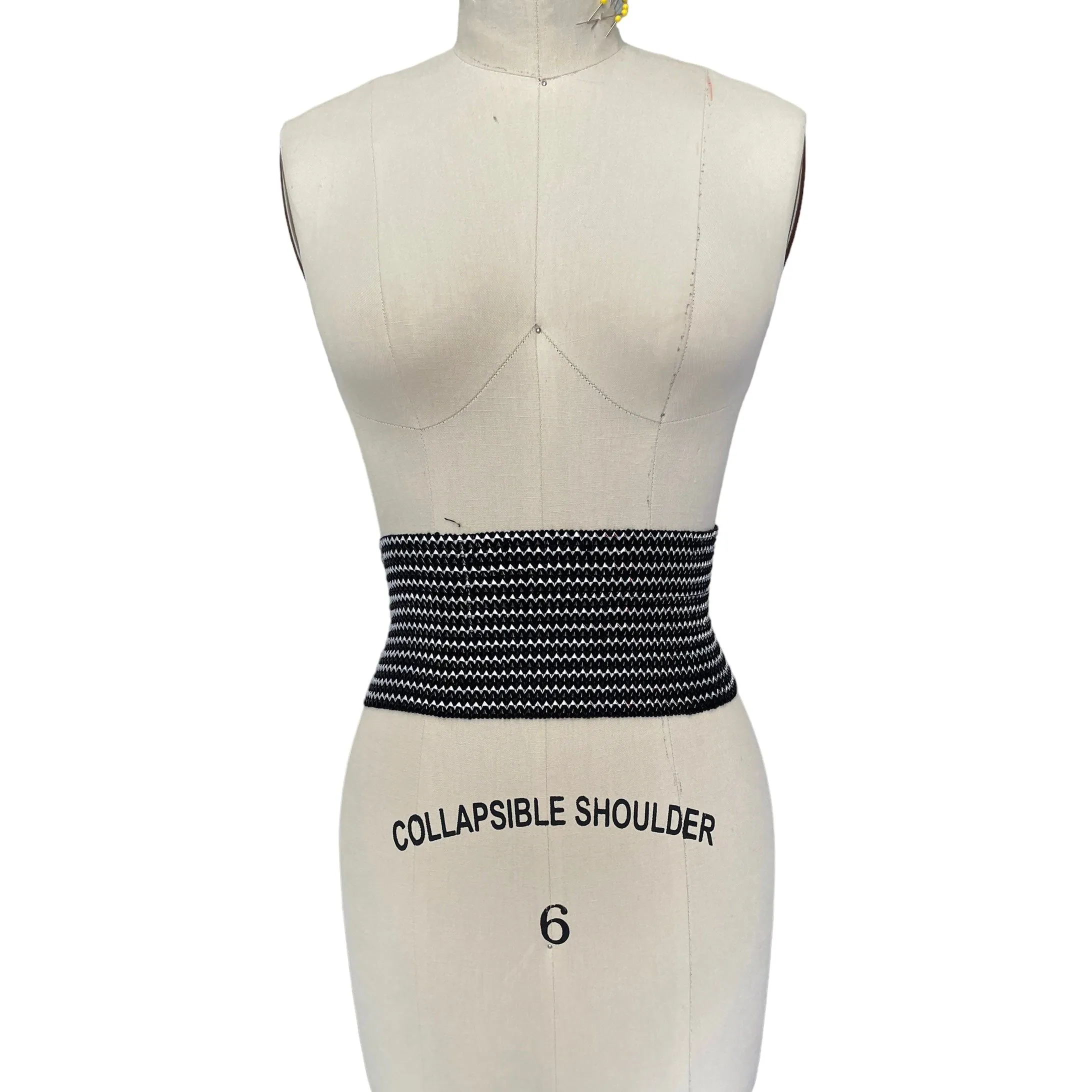 Large- Melly Metallic elastic stretch (trim)
