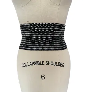 Large- Melly Metallic elastic stretch (trim)